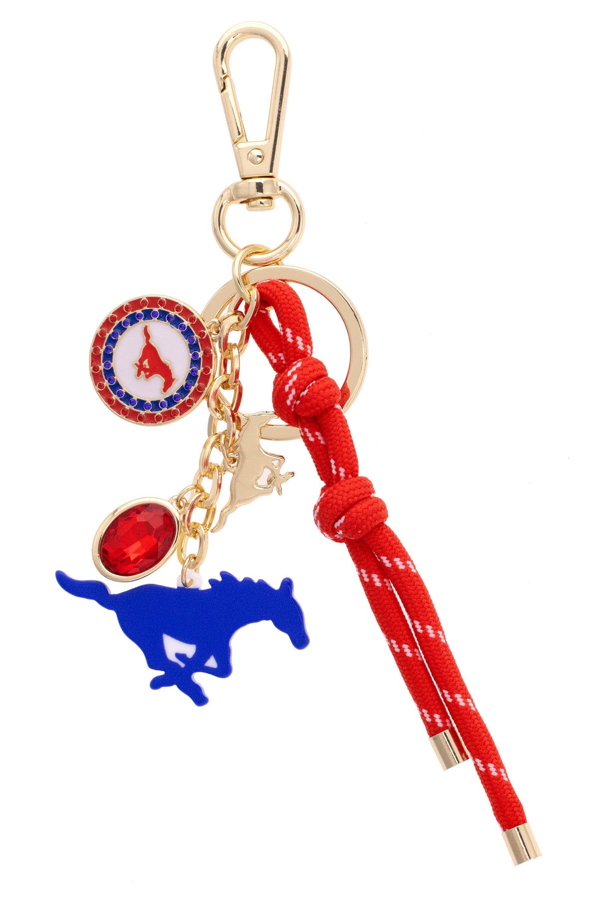 Mustangs Cluster Bag Charm