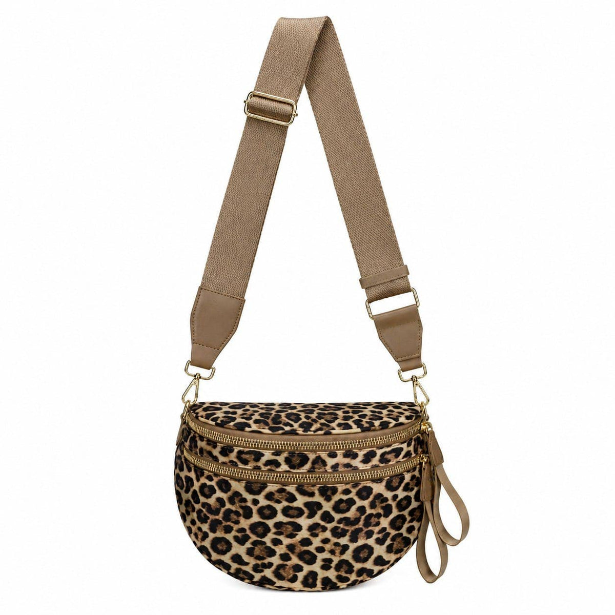 Nylon Leopard Bum Bag