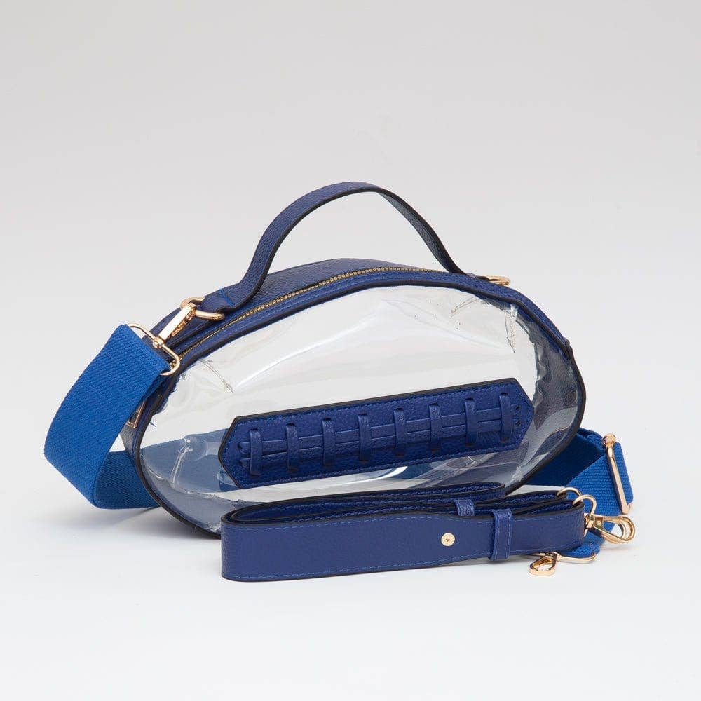 Clear Gameday Football Stitch Detail Bag