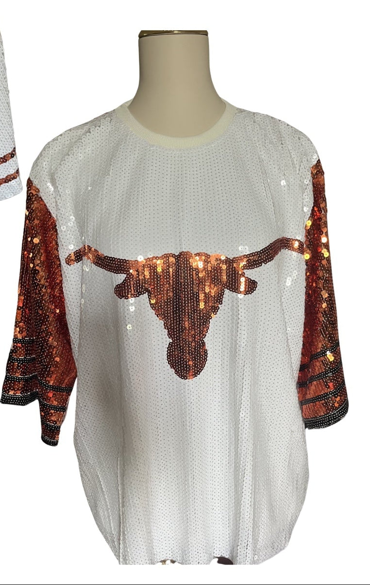 Sequin Gameday Top