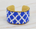 Gameday X Cross Beaded Cuff