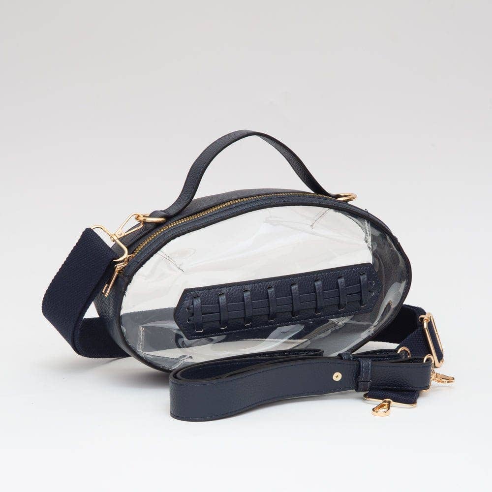 Clear Gameday Football Stitch Detail Bag