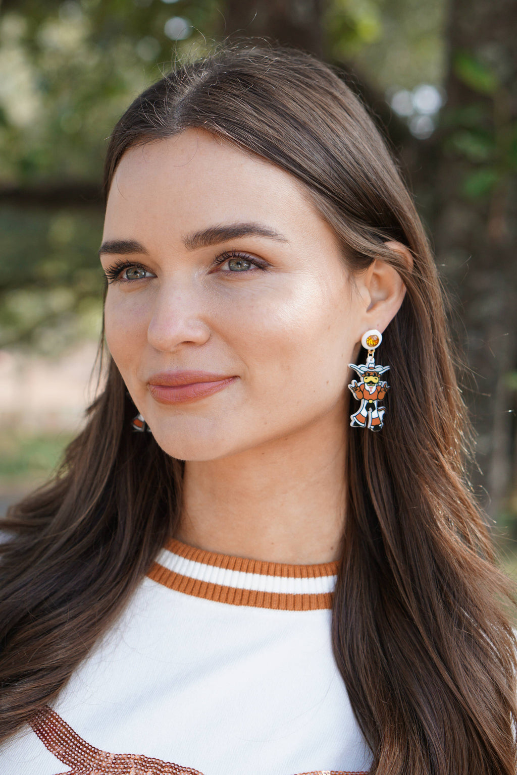 Bevo Mascot Earrings