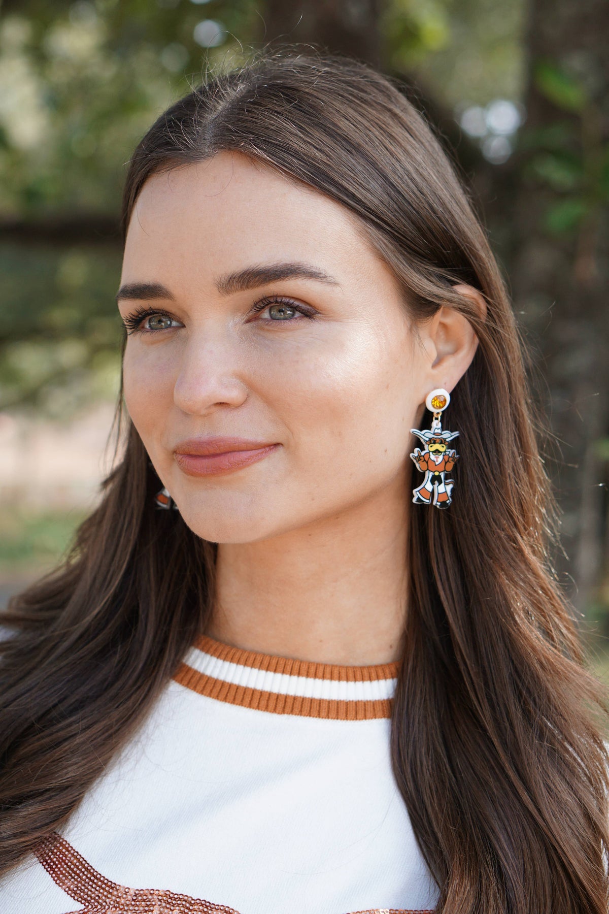 Bevo Mascot Earrings