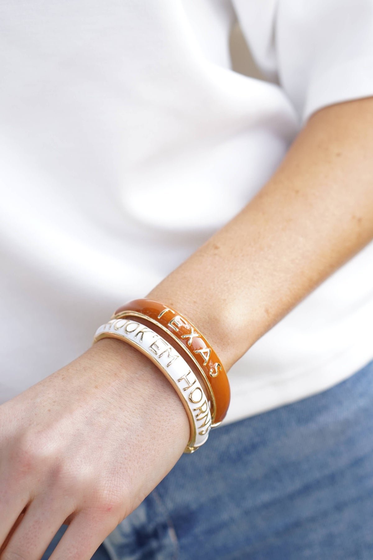 Texas Longhorn Bangle
